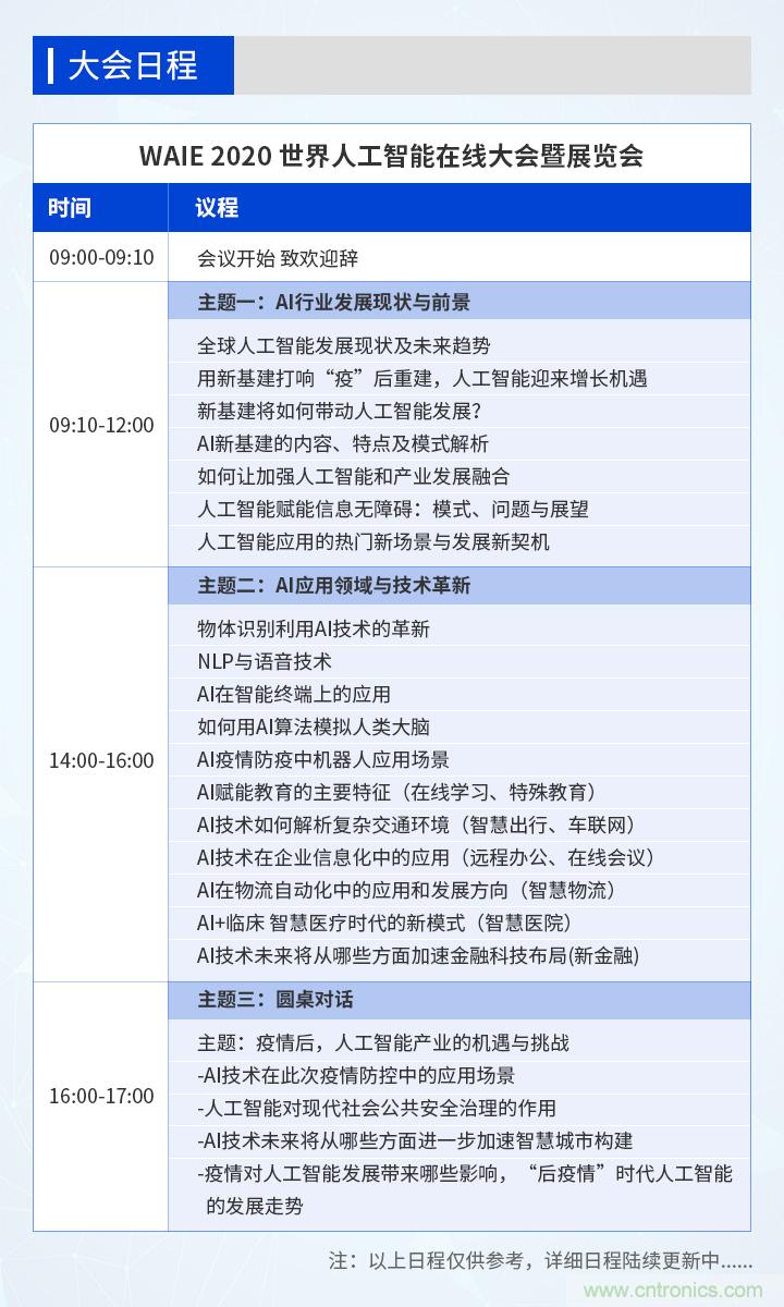 燃AI引擎，WAIE 2020世界人工智能大會(huì)震撼來(lái)襲！
