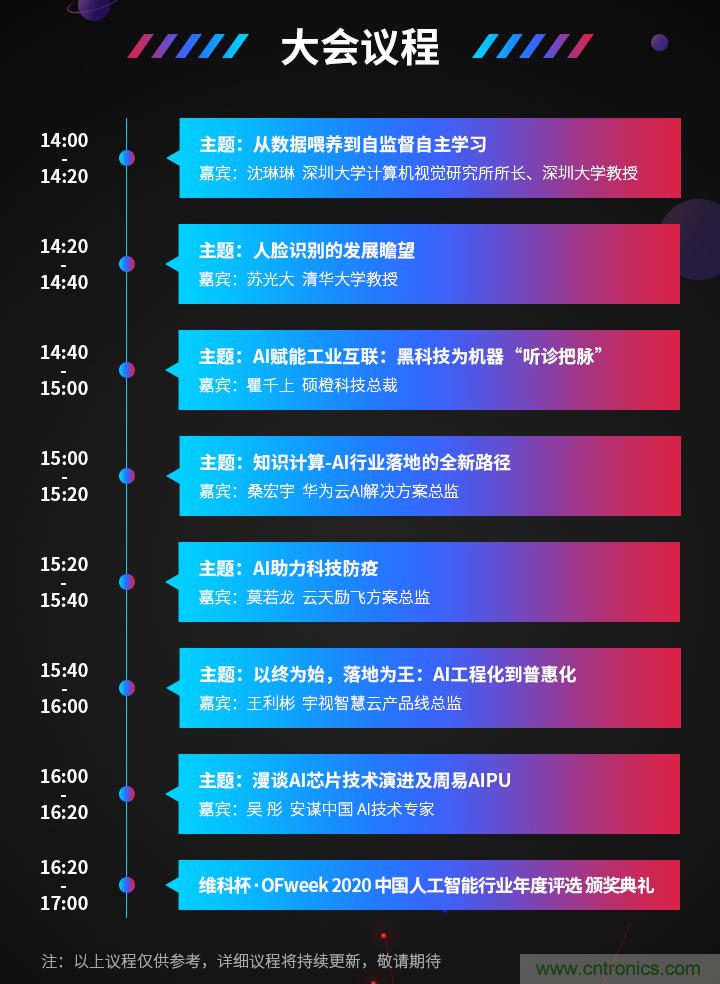 深圳喊你來(lái)參加“OFweek 2020（第五屆）人工智能技術(shù)創(chuàng)新論壇”啦！