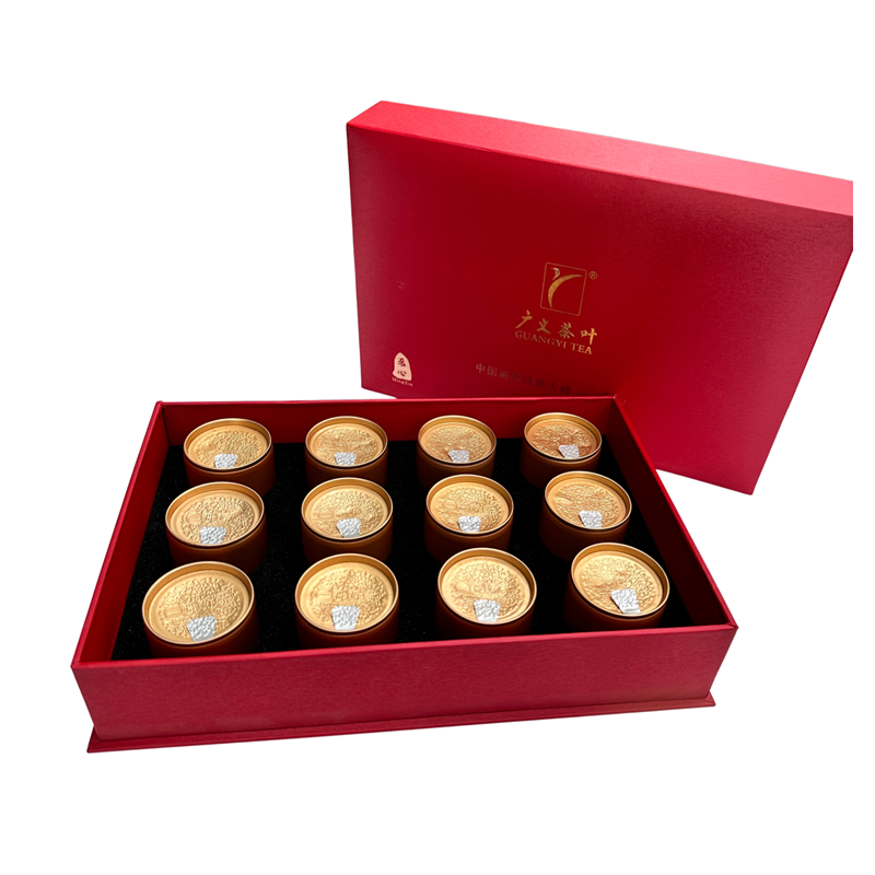 【茗心系列明前特級信陽紅茶12罐一罐好茶】核心產區、高山茶園、精心制作